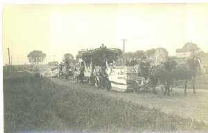 picture of parade, c: 1915; shared by Emma (Jung) Kinkead