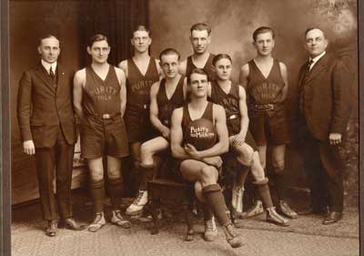 picture of Purity Milk Basketball Team; 1920 TITLE=