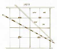 Map Roads Section 22, 1859