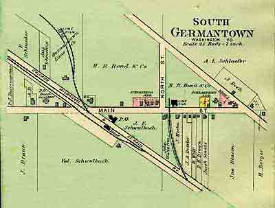 Map South Germantown, 1892