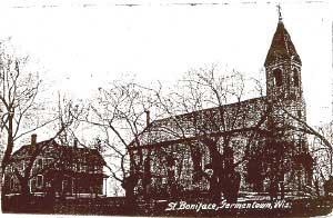 St. Boniface Church, and old parsonage